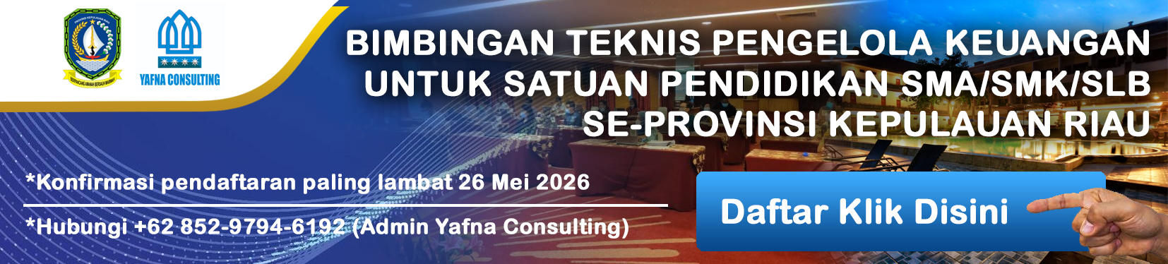 Bimtek Keuangan Sekolah Yafna Consulting